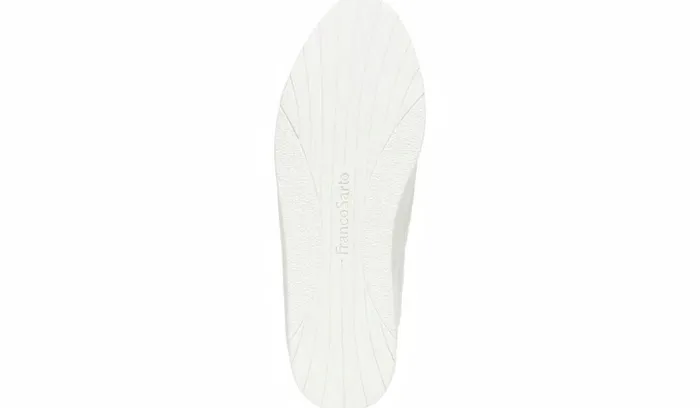 Sneakers Women Franco Sarto Franco Homer 4 Platform Slip On Sneaker White Fabric