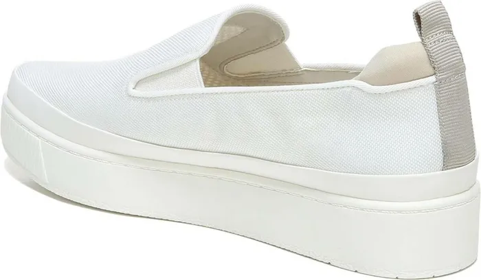 Sneakers Women Franco Sarto Franco Homer 4 Platform Slip On Sneaker White Fabric