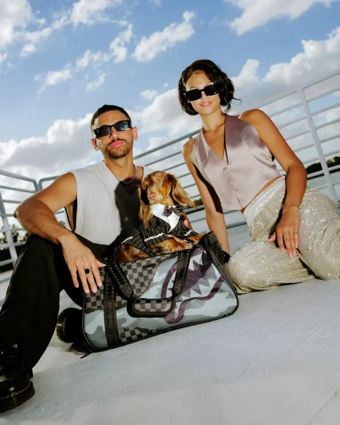 SPRAYGROUND 3AM RIPTIDE PET CARRIER DUFFLE Bags