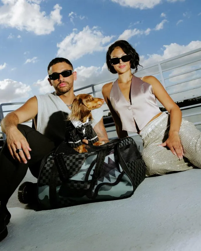 SPRAYGROUND 3AM RIPTIDE PET CARRIER DUFFLE Bags