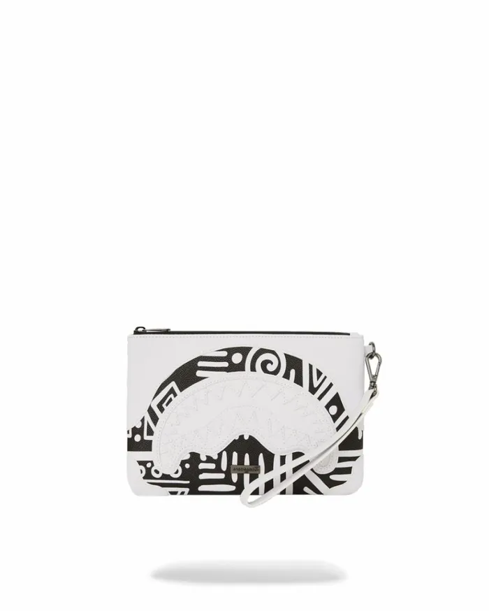 SPRAYGROUND AI8 AFRICAN INTELLIGENCE 8211 ORIGIN STORY CROSSOVER CLUTCH Bags
