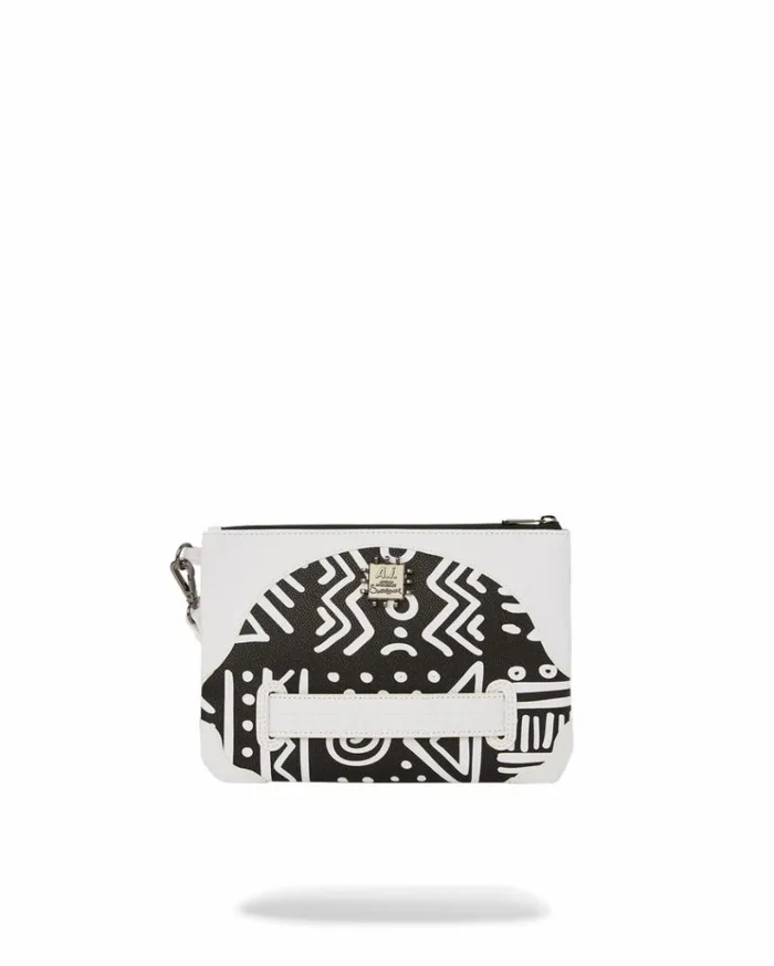 SPRAYGROUND AI8 AFRICAN INTELLIGENCE 8211 ORIGIN STORY CROSSOVER CLUTCH Bags