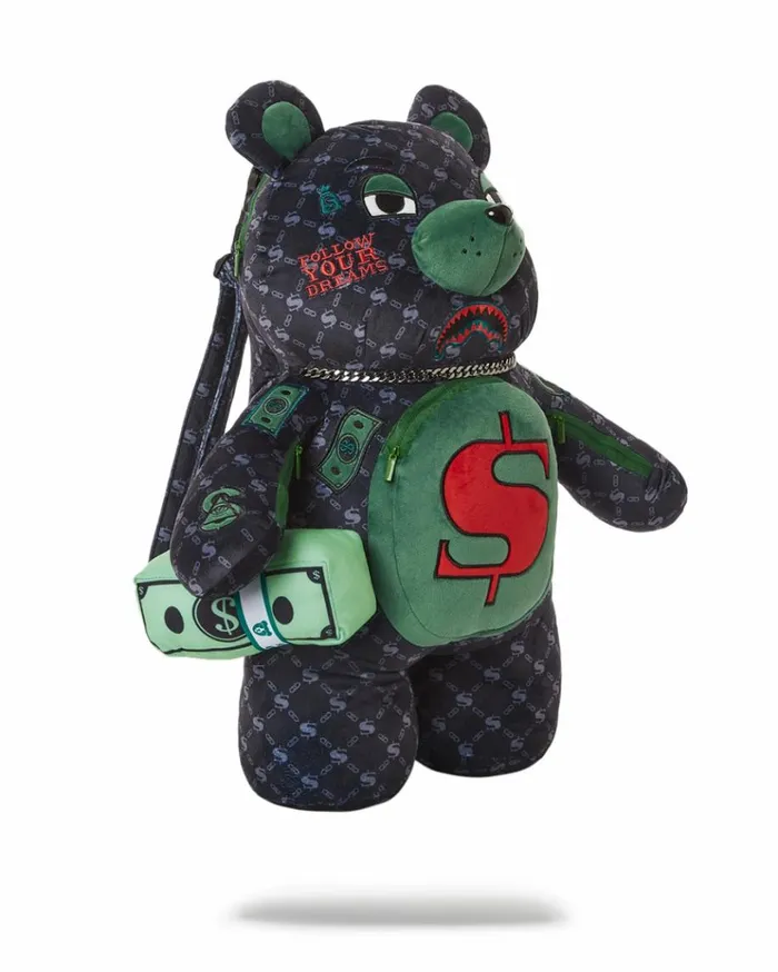 SPRAYGROUND DINERO MONEYBEAR TEDDYBEAR BACKPACK Bags