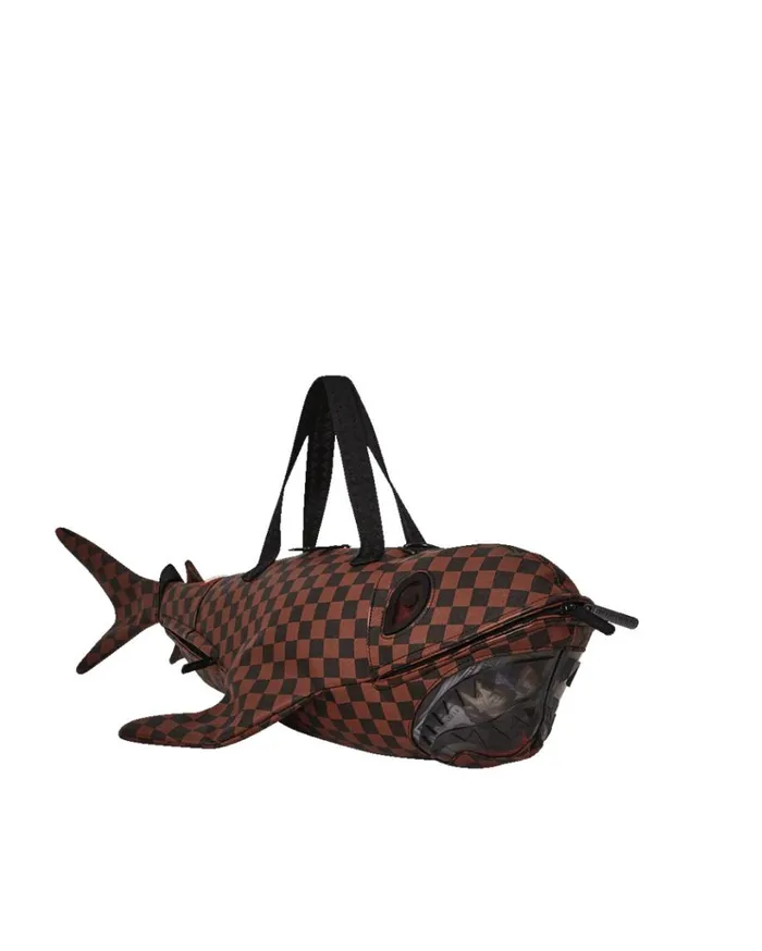 SPRAYGROUND SHARKS IN PARIS CLEAR FOR TAKEOFF SHARK MEDIUM DUFFLE Bags