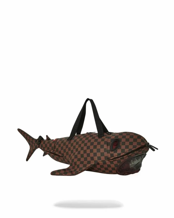 SPRAYGROUND SHARKS IN PARIS CLEAR FOR TAKEOFF SHARK MEDIUM DUFFLE Bags SPRAYGROUND SHARKS IN PARIS CLEAR FOR TAKEOFF SHARK MEDIUM DUFFLE Bags