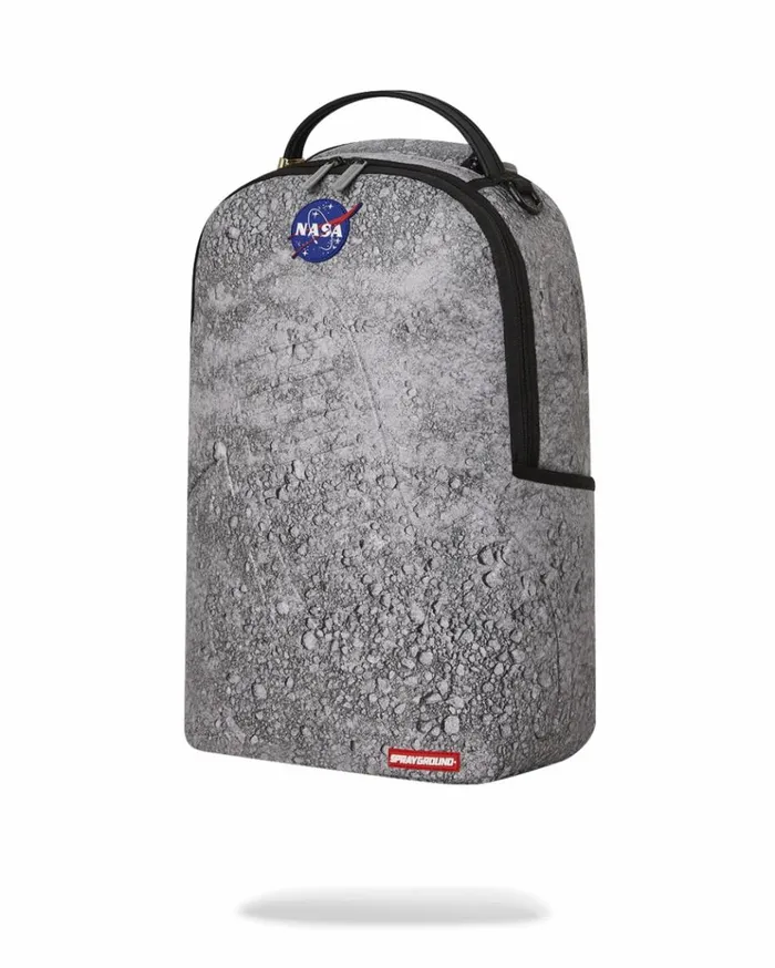 SPRAYGROUND STEP INTO THE FUTURE 8211 NASA COLLAB MOON SHARK 3D MOLDED Bags