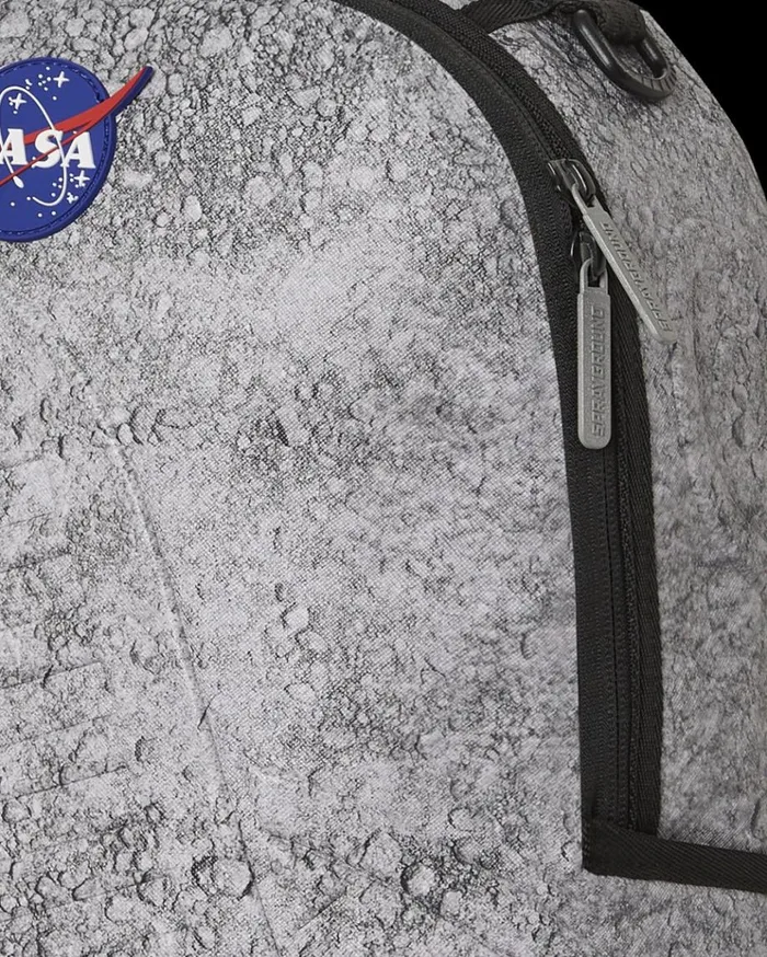 SPRAYGROUND STEP INTO THE FUTURE 8211 NASA COLLAB MOON SHARK 3D MOLDED Bags