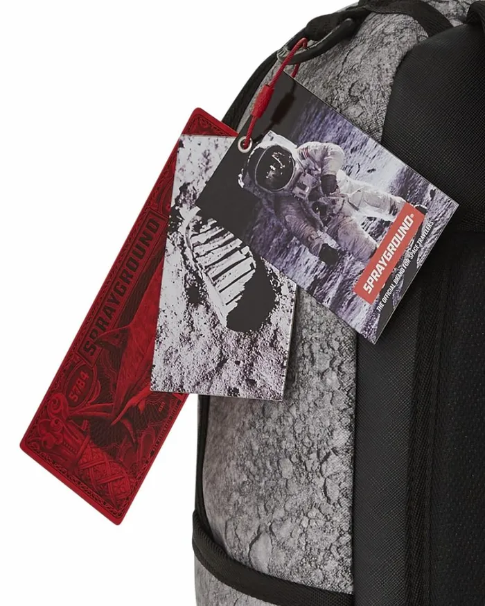 SPRAYGROUND STEP INTO THE FUTURE 8211 NASA COLLAB MOON SHARK 3D MOLDED Bags