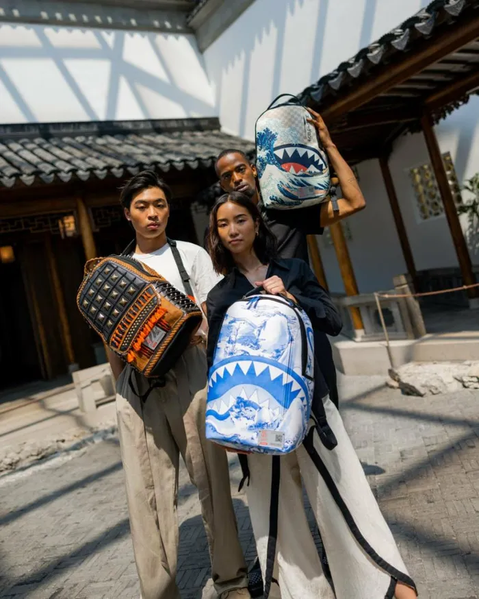 SPRAYGROUND THE MET CHINESE LANDSCAPE BACKPACK Bags