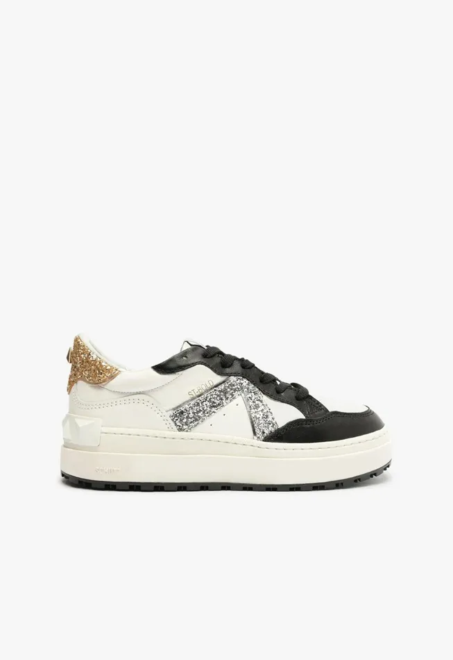 StBold Leather Sneaker White Women Schutz Shoes Sneakers