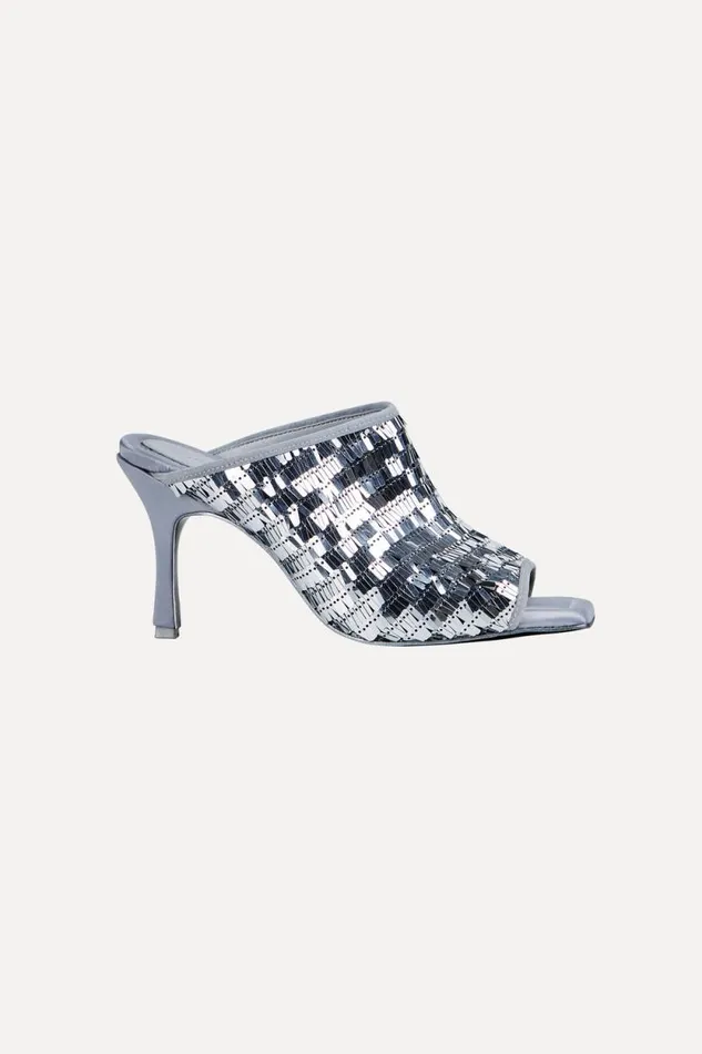 Stine Goya Shoes Naemi Heels 8211 Silver 8211 Women