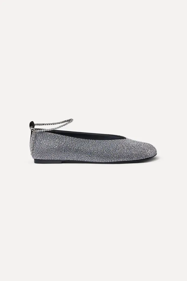 Stine Goya Shoes SGReelo Ballerinas 8211 Jet Black Embroidery 8211 Women
