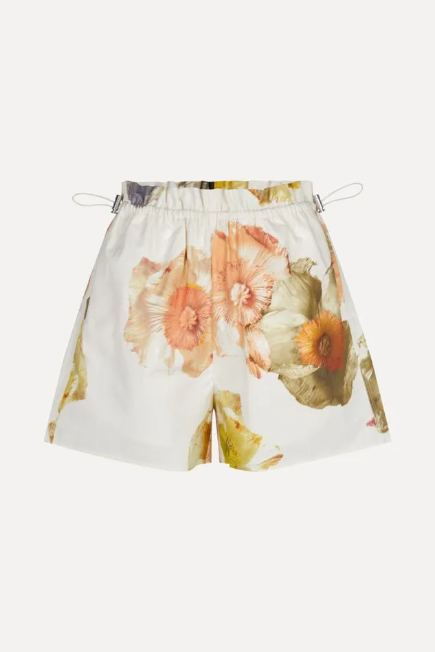 Stine Goya Skirts and Shorts SGBarbra Shorts 8211 Pastel Poppies 8211 Women