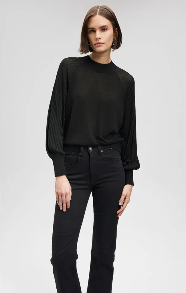 Sweater In Black Women Mavi Jeans Sweaters Sweater In Black Women Mavi Jeans Sweaters