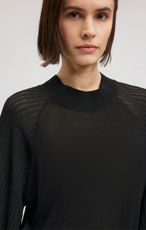 Sweater In Black Women Mavi Jeans Sweaters Sweater In Black Women Mavi Jeans Sweaters
