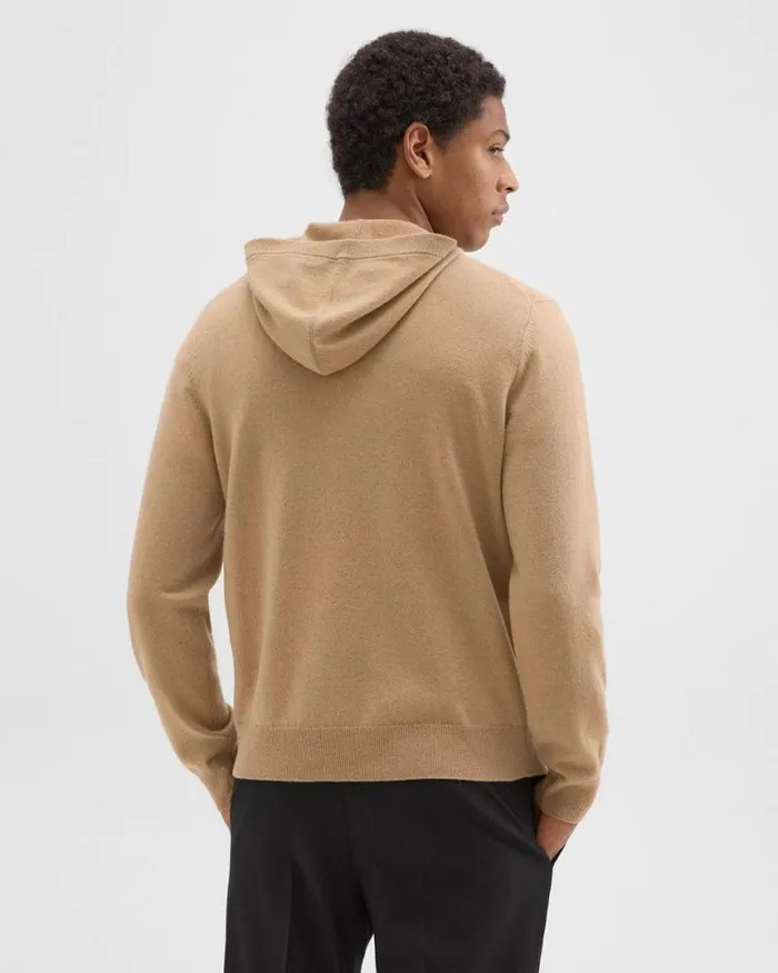 Sweaters Cardigans Men Theory Hilles Hoodie In Cashmere New Camel Sweaters Cardigans Men Theory Hilles Hoodie In Cashmere New Camel