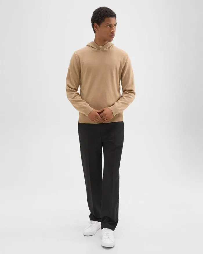 Sweaters Cardigans Men Theory Hilles Hoodie In Cashmere New Camel Sweaters Cardigans Men Theory Hilles Hoodie In Cashmere New Camel