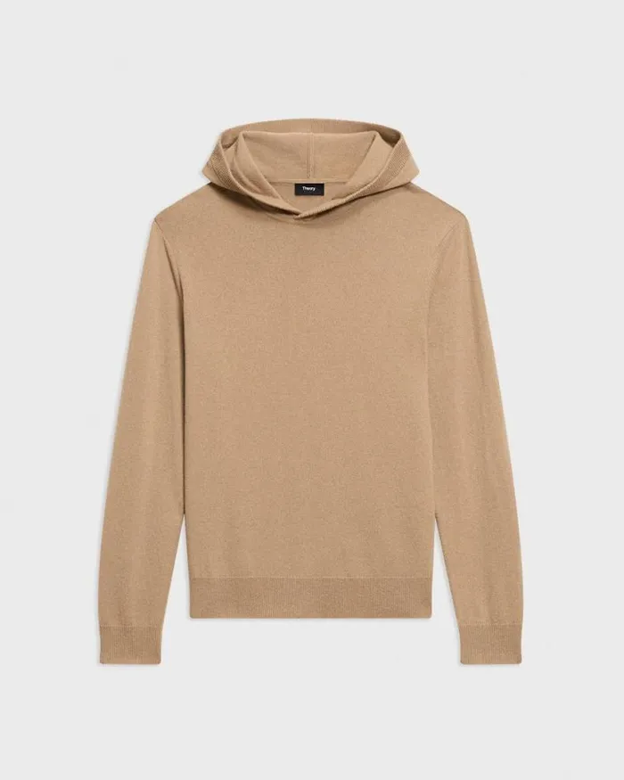 Sweaters Cardigans Men Theory Hilles Hoodie In Cashmere New Camel Sweaters Cardigans Men Theory Hilles Hoodie In Cashmere New Camel