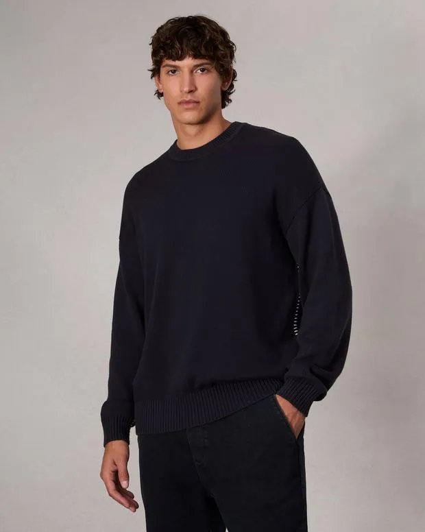 Sweaters Men Rag and Bone Clarkson Cotton Sweater Salute