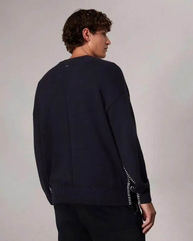 Sweaters Men Rag and Bone Clarkson Cotton Sweater Salute