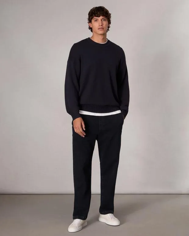 Sweaters Men Rag and Bone Clarkson Cotton Sweater Salute