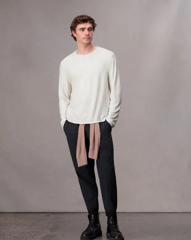Sweaters Men Rag and Bone Reid Sweater Ivory