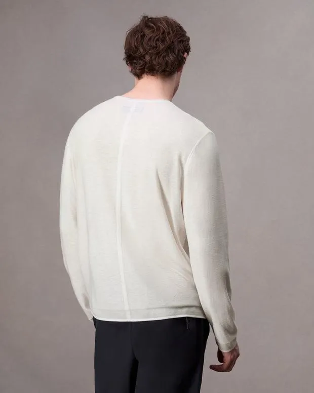 Sweaters Men Rag and Bone Reid Sweater Ivory