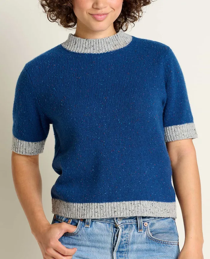 Sweaters ToadandCo Women8217s Wilde Short Sleeve Sweater True Navy