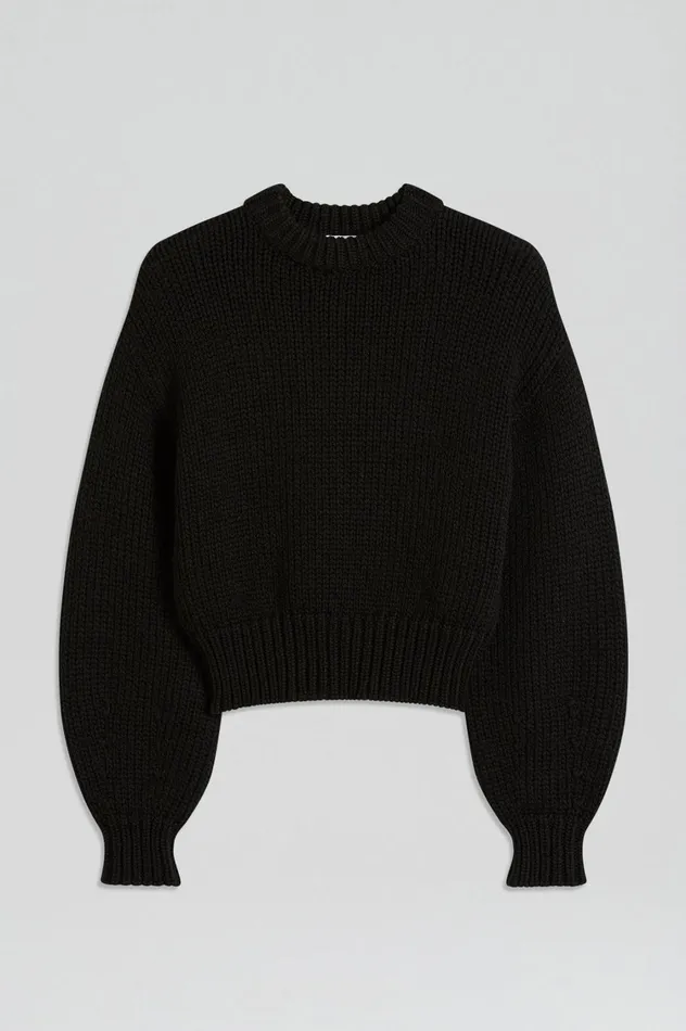 Sweaters Women Scanlan Theodore COCOON SWEATER Black Sweaters Women Scanlan Theodore COCOON SWEATER Black