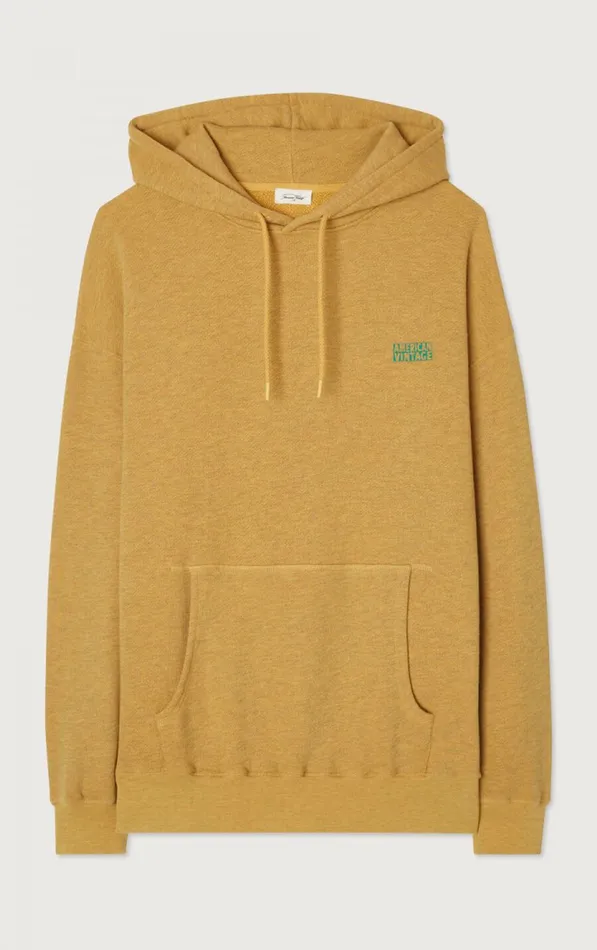 Sweatshirt Doven Overdyed Curry Men American Vintage Sweatshirts
