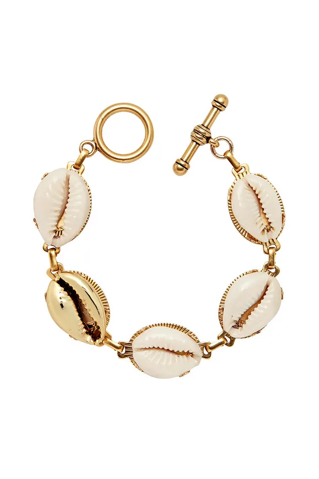 Swim Women LoveShackFancy Brinker and Eliza All Summer Long Bracelet Gold