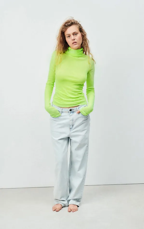 TShirt Massachusetts Neon Yellow Women American Vintage Long Sleeve TShirts TShirt Massachusetts Neon Yellow Women American Vintage Long Sleeve TShirts
