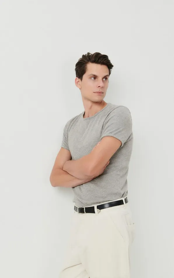 TShirt Sonoma Heather Grey Men American Vintage Short Sleeve TShirts