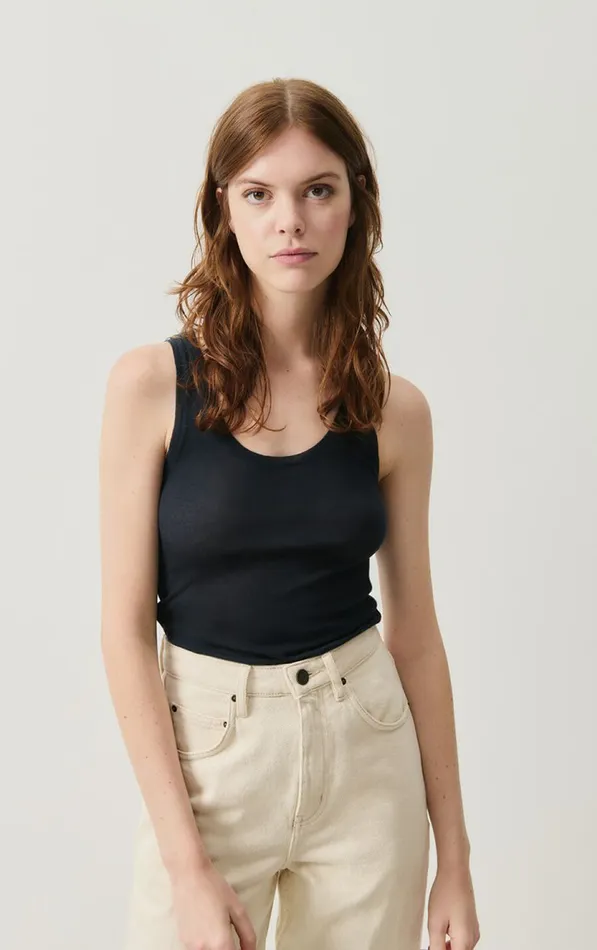 Tank Top Massachusetts Navy Women American Vintage Tops and Tanktops