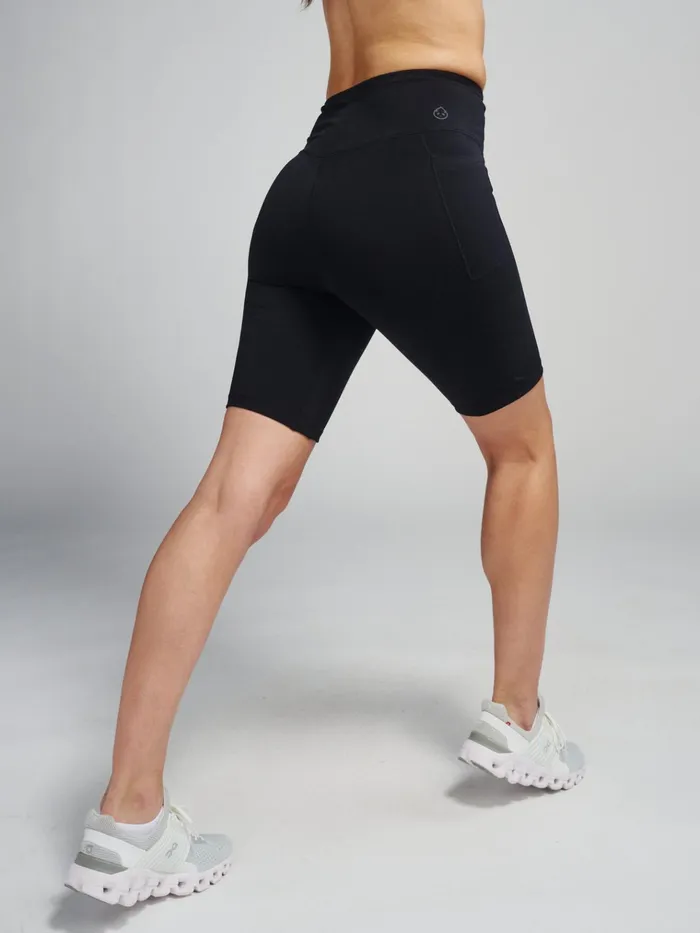 Tennis Pickleball Women Tasc Performance Sculptive Pocket Bike Short 8in