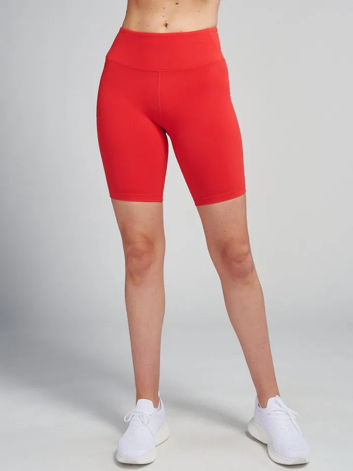 Tennis Pickleball Women Tasc Performance Sculptive Pocket Bike Short 8in
