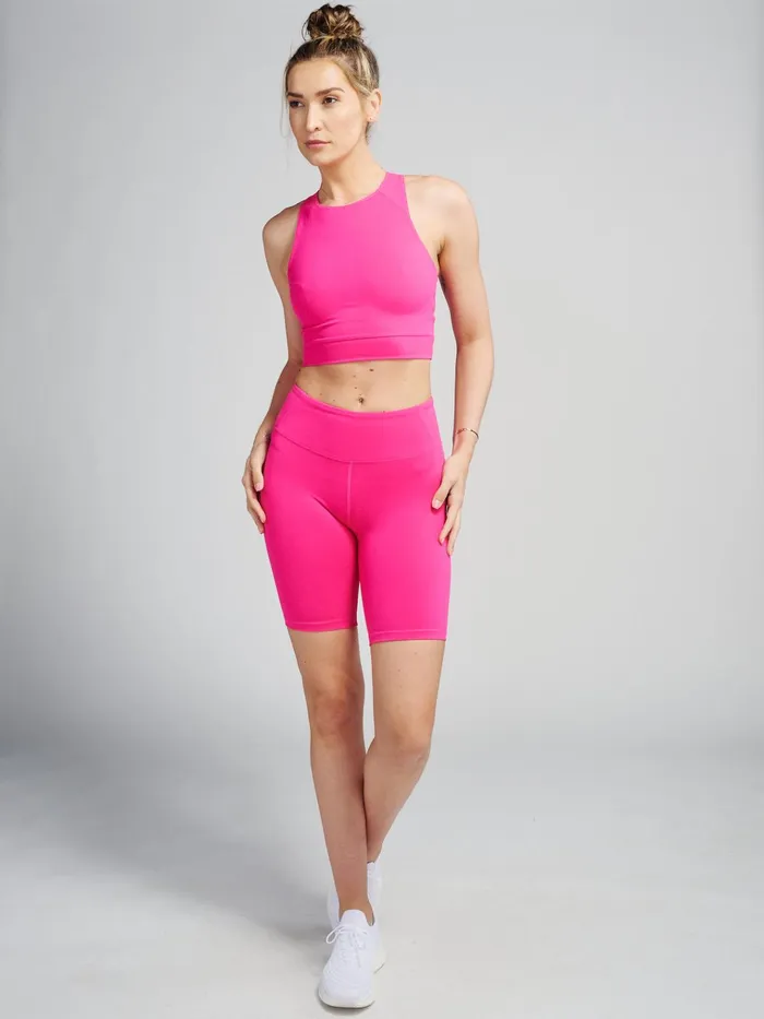Tennis Pickleball Women Tasc Performance Sculptive Pocket Bike Short 8in