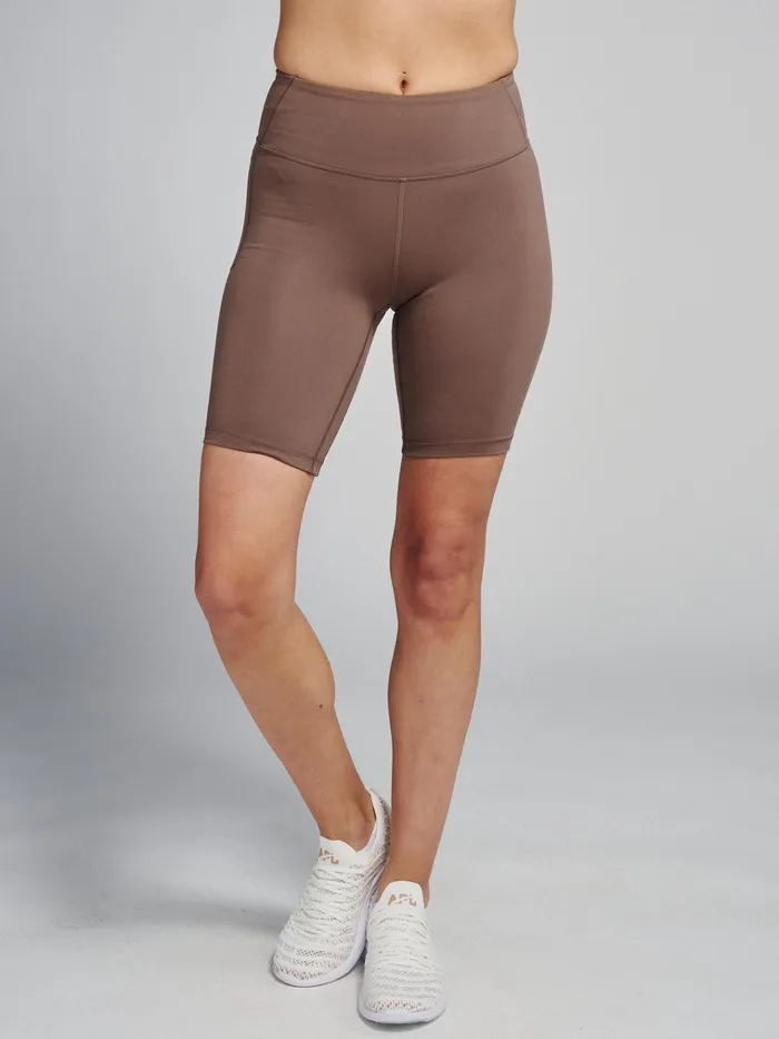 Tennis Pickleball Women Tasc Performance Sculptive Pocket Bike Short 8in