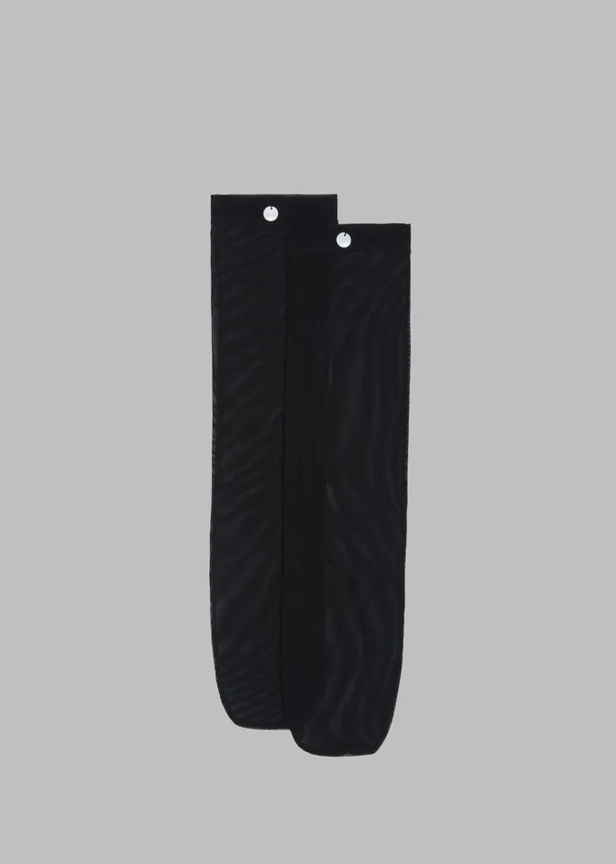 The Frankie Shop Aylin Sheer Socks 8211 Black 8211 Women