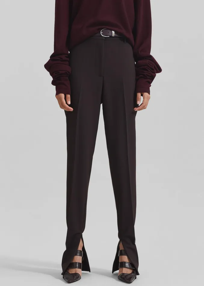 The Frankie Shop Bottoms Beaufille Vernet Trousers 8211 Umber 8211 Women