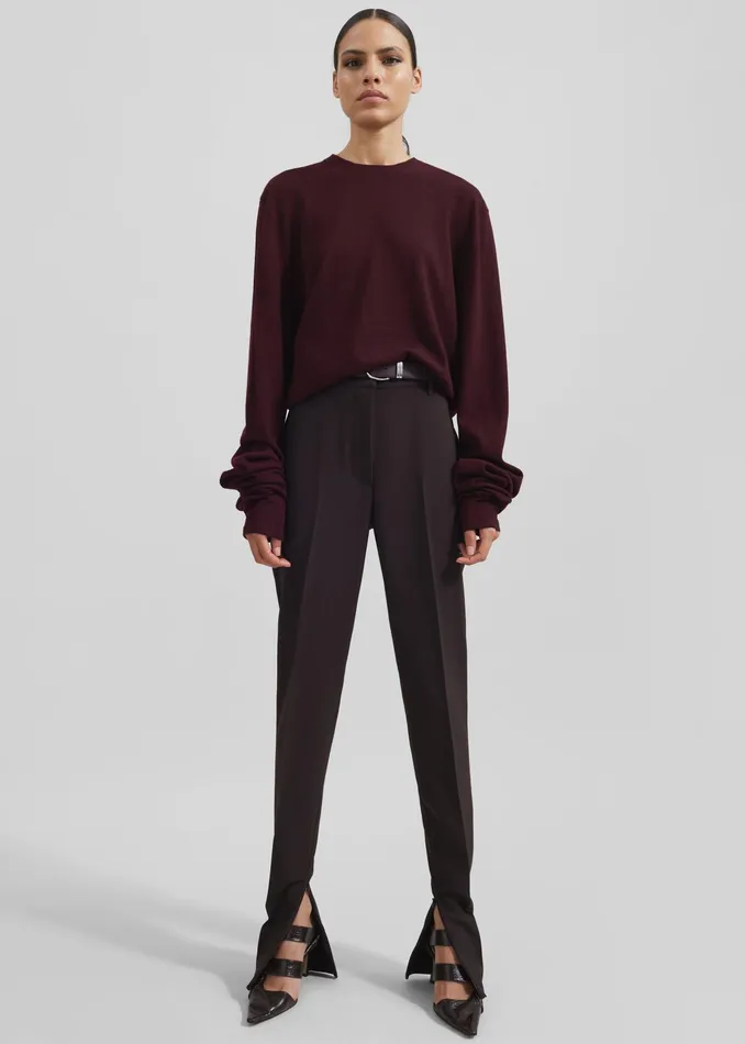 The Frankie Shop Bottoms Beaufille Vernet Trousers 8211 Umber 8211 Women
