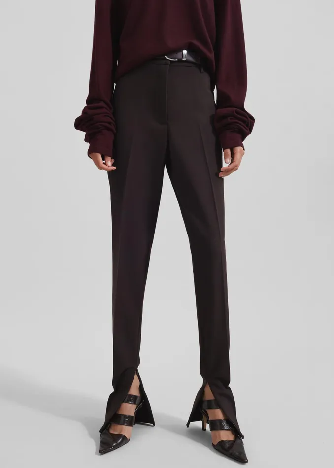 The Frankie Shop Bottoms Beaufille Vernet Trousers 8211 Umber 8211 Women