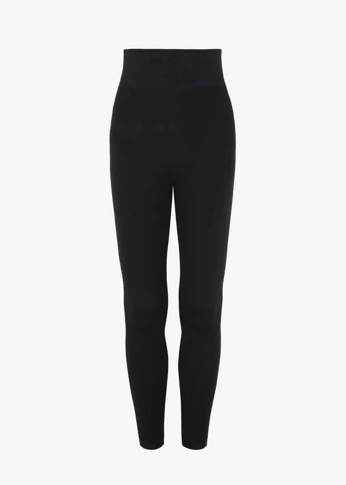 The Frankie Shop Bottoms Cara Knit Leggings 8211 Black 8211 Women