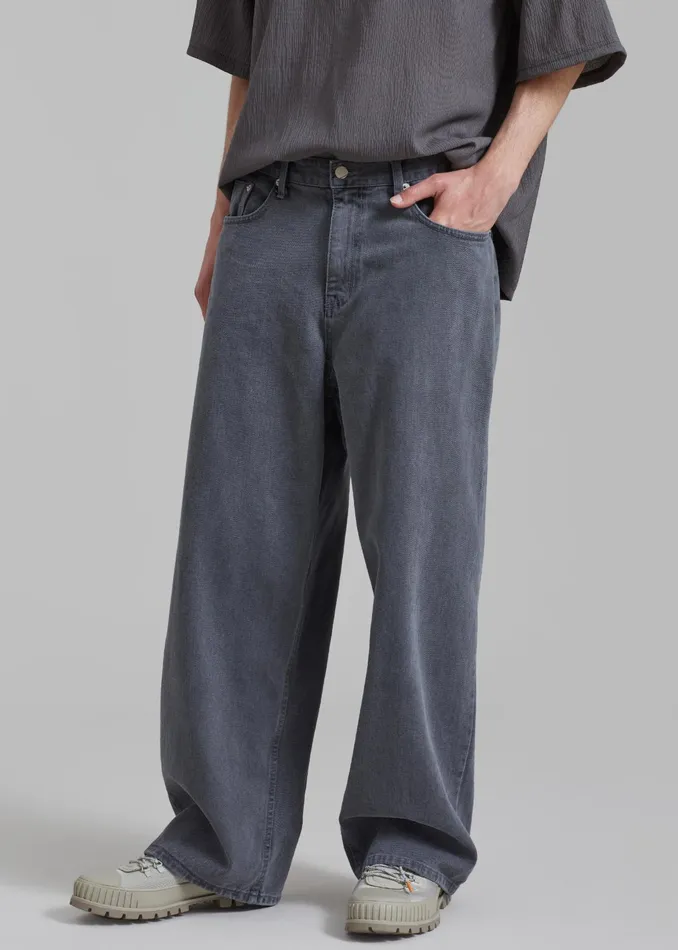 The Frankie Shop Bottoms Connor Jeans 8211 Grey Wash 8211 Men