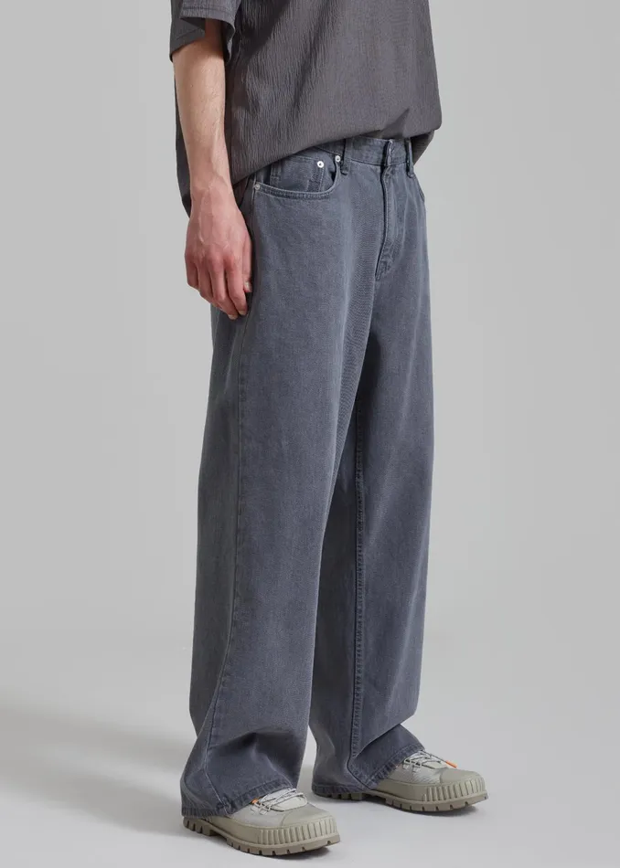The Frankie Shop Bottoms Connor Jeans 8211 Grey Wash 8211 Men