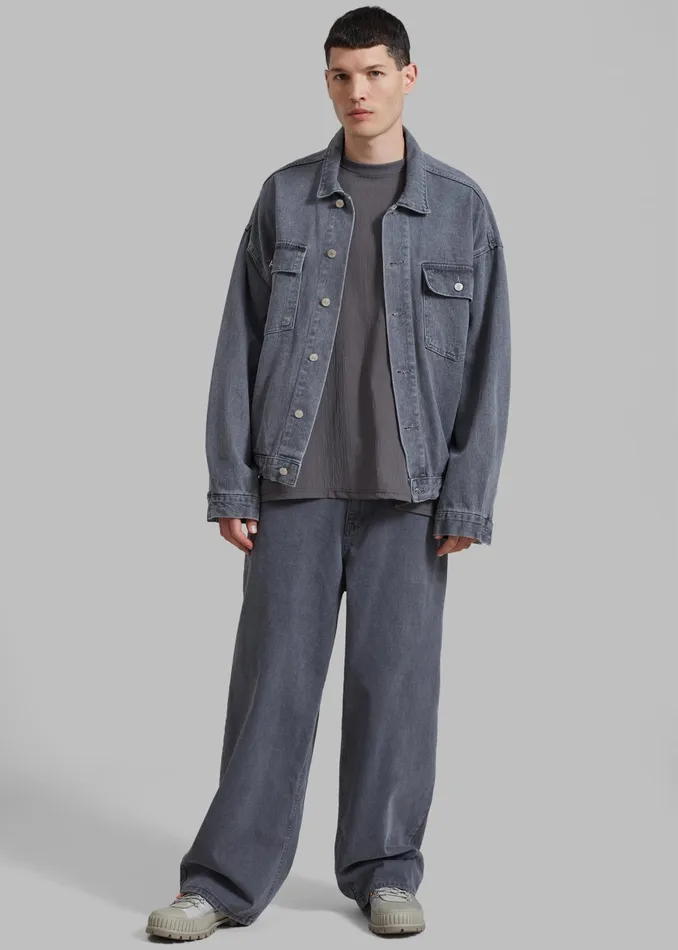 The Frankie Shop Bottoms Connor Jeans 8211 Grey Wash 8211 Men