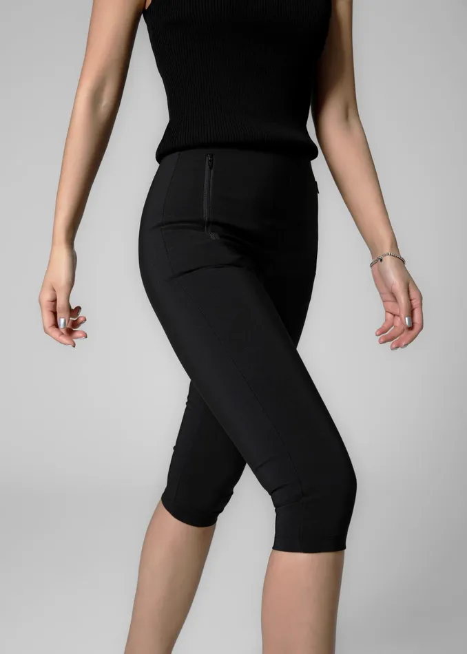 The Frankie Shop Bottoms Desara Capri Leggings 8211 Black 8211 Women