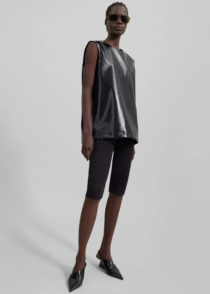 The Frankie Shop Bottoms Desara Capri Leggings 8211 Black 8211 Women