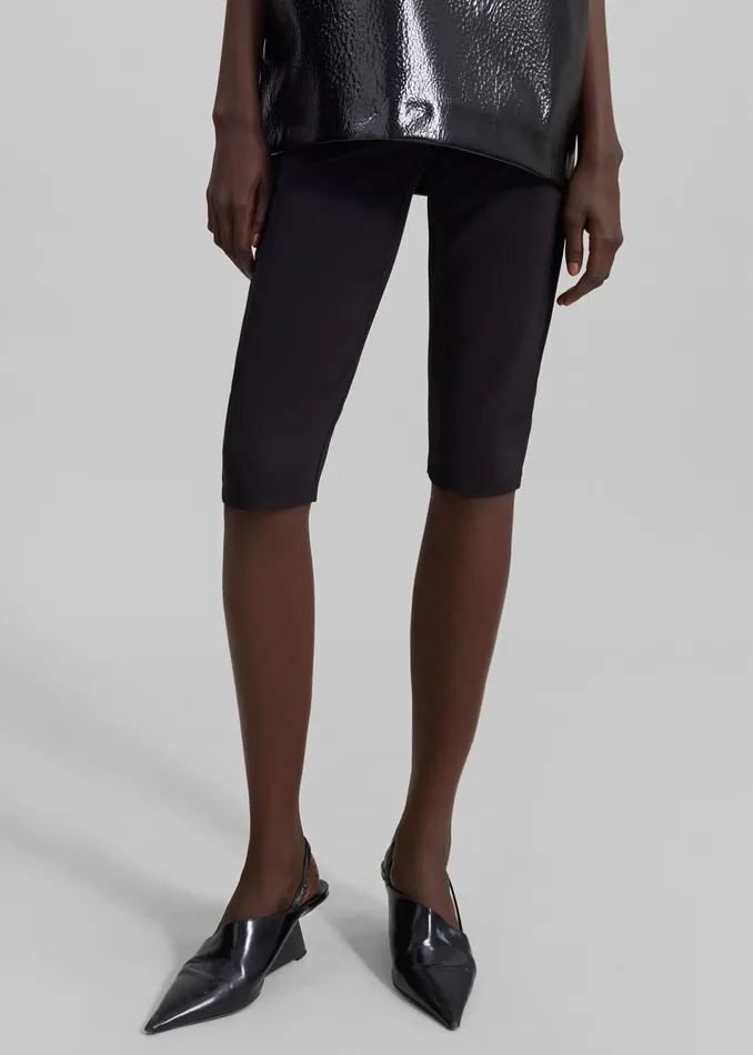 The Frankie Shop Bottoms Desara Capri Leggings 8211 Black 8211 Women