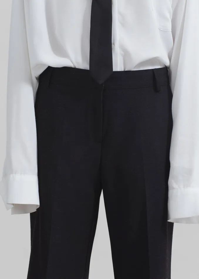 The Frankie Shop Bottoms Maisie Bootcut Pants 8211 Black 8211 Women
